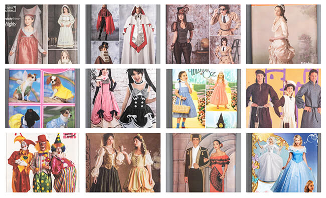 What's new in the Lee & Pearl Etsy shop? Pearl has posted lots of patterns for sale from her personal collection, including costume patterns for children, adults, pets — and of course, DOLLS — just in time for Halloween and holiday gift sewing!