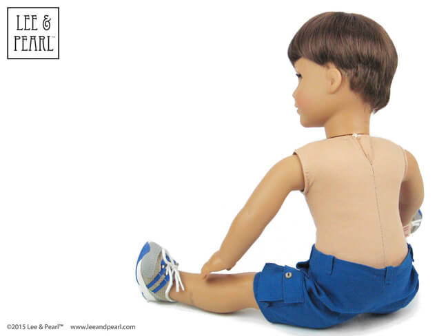 In honor of American Girl's first BOY doll Logan Everett, we've put three of Lee & Pearl's most popular boy patterns into a complete wardrobe bundle -- and offered it at a steep discount from the single pattern prices. The BOY PATTERN BUNDLE includes Patterns 1001 (Unisex T-Shirts), 1004 (Pants and Cargo Shorts) and 1008 (Ball Cap and Trucker Hat) and is available in our Etsy store at https://www.etsy.com/listing/502076082/boy-pattern-bundle-for-18-dolls-includes.