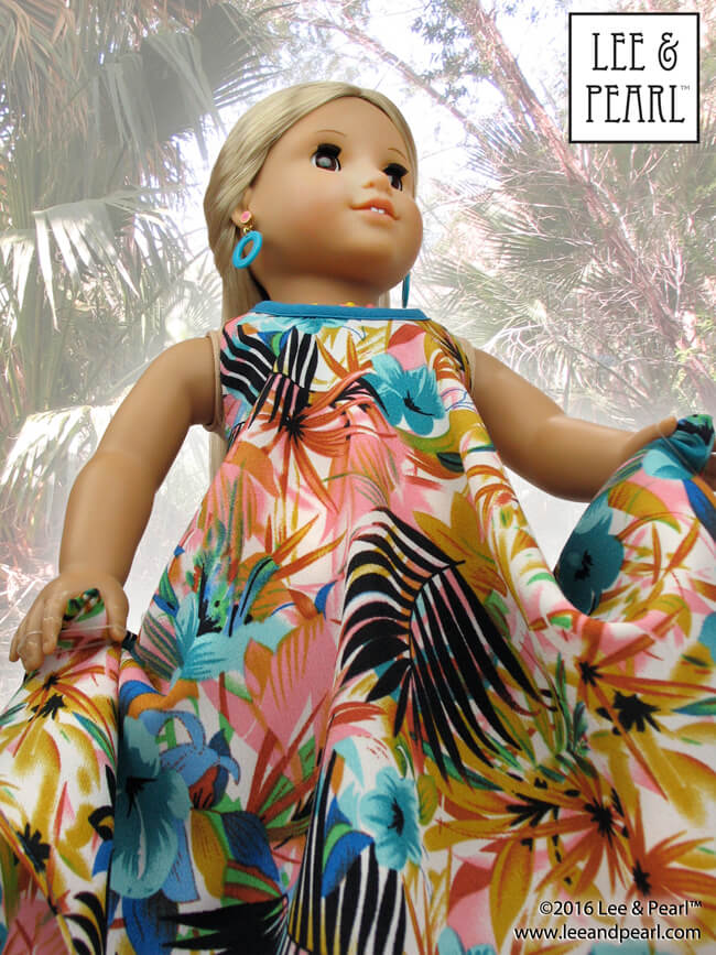 Are you SEW ready for summer? The skies are blue, the breezes are balmy and the promise of long summer days has become tantalizingly real. It's time to get your summer doll sewing plans in order with these great patterns for dresses, tops, shorts, hats and SWIMSUITS from Lee & Pearl. Check out our summer idea book for 18 inch American Girl® dolls — and 16 inch A Girl for All Time® and 14 1/2 inch WellieWishers® and similar dolls, as well!