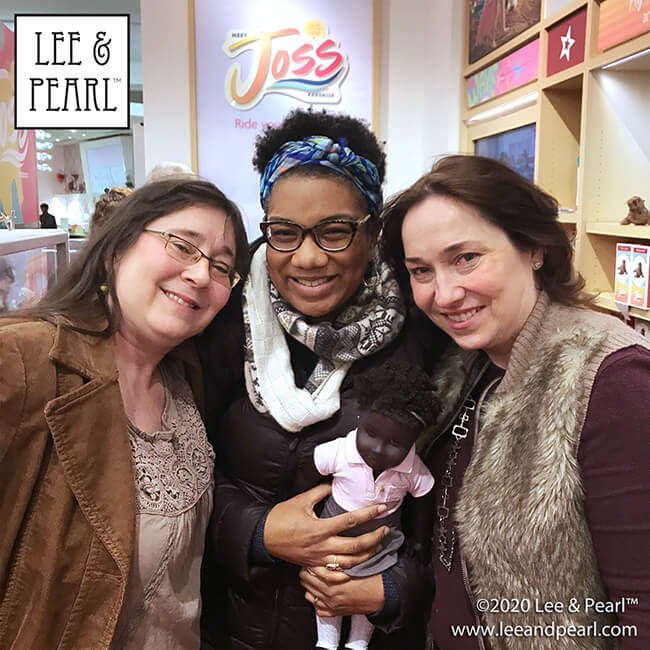 Lee & Pearl had a marvelous time meeting old and new friends at the Tyson's Corner American Girl® store for the Joss Kendrick GOTY™ launch event on January 1. It's wonderful to get out of the workroom and meet the gals behind the dolls, putting real faces to the names we know so well. A big THANK YOU to everyone who came out — and to everyone who followed us LIVE on Facebook.