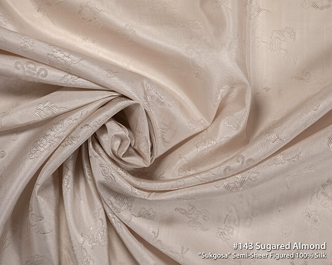 It's a NEW fabric release day in the Lee & Pearl Etsy shop! Find luxurious 100% silk shantungs and unique, delicately figured Korean sukgosas in beautiful colors and easy half yard increments — perfect for couture and bridal sewing, and also heirloom and historical doll sewing, fashion accessories, silk bows, flowers and crafts.