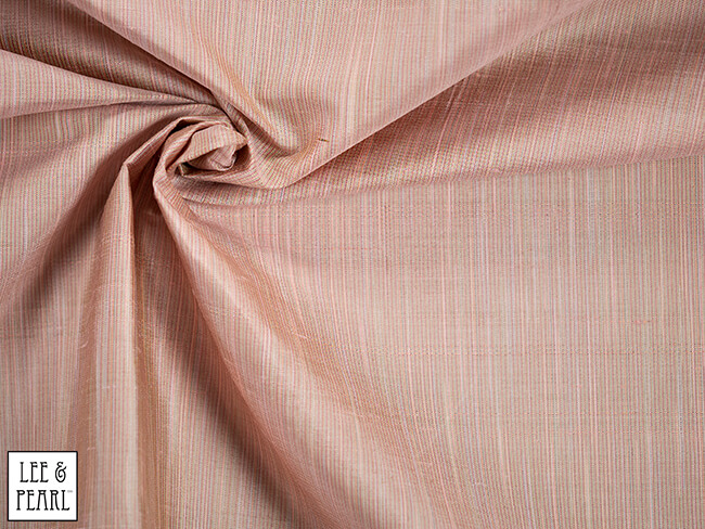 Introducing lightweight 100% SILK SHANTUNG in a gorgeous, shimmering STRIÉ weave, perfect for all your holiday and heirloom doll sewing. NOW AVAILABLE in the Lee & Pearl Etsy shop as cut-to-order lengths in half yard increments!