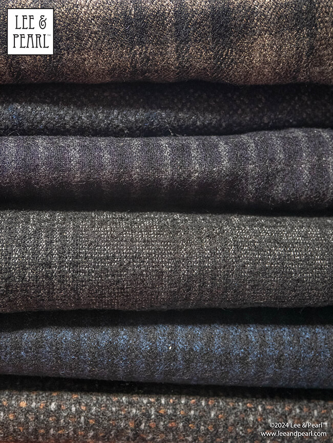 It's the Lee & Pearl eleventh anniversary and we're celebrating with a STOREWIDE SALE and a luxurious NEW FABRIC MYSTERY BAG release! Celebrate Christmas in July with gorgeous Italian-milled wools, silks, linens and luxury blends in doll scale weights and patterns.